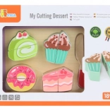 Dřevěná sada na krájení zákusků VIGA