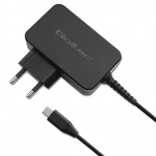 Qoltec GaN nabíječka USB‑C 65W černá