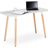 Moderní psací stůl pro práci a studium MODERNHOME, bílý, 120 × 60 cm
