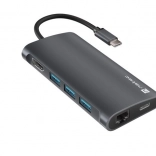 Multiportrální adaptér USB-C Natec Fowler 2 V2