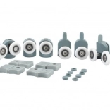 Kolečka pro sprchové kabiny - sada 8 ks