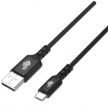 Kabel USB-C 1,5 m silikonový černý