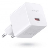 Aukey mini síťová nabíječka USB‑C 20 W s Power Delivery, bílá