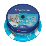 CD-R Verbatim 52x 700MB 25 ks Tisknutelné