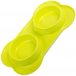 Dvojitá miska pro psy a kočky 400 ml x 2