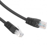 Patchcord kategorie 6 UTP 0,25 m černý