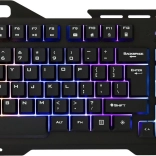 YENKEE herní klávesnice shadow s kovovou deskou a RGB podsvícením