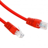 Síťový kabel UTP Cat 6 RJ-45 0,25 m červený