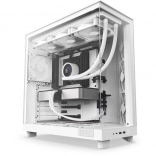 počítačová skříň NZXT H6 Flow bílá s bočním oknem
