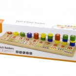 Dřevěná vzdělávací hračka na počítání