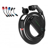 Přenosná nabíječka pro elektromobily BESEN PCD050, 16,5 kW, s adaptéry