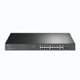 Switch 16 portů GE PoE+ s 2 porty GE a 2 porty SFP