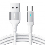 Nabíjecí a datový kabel USB‑A na Micro USB 2,4 A 1,2 m JOYROOM bílý
